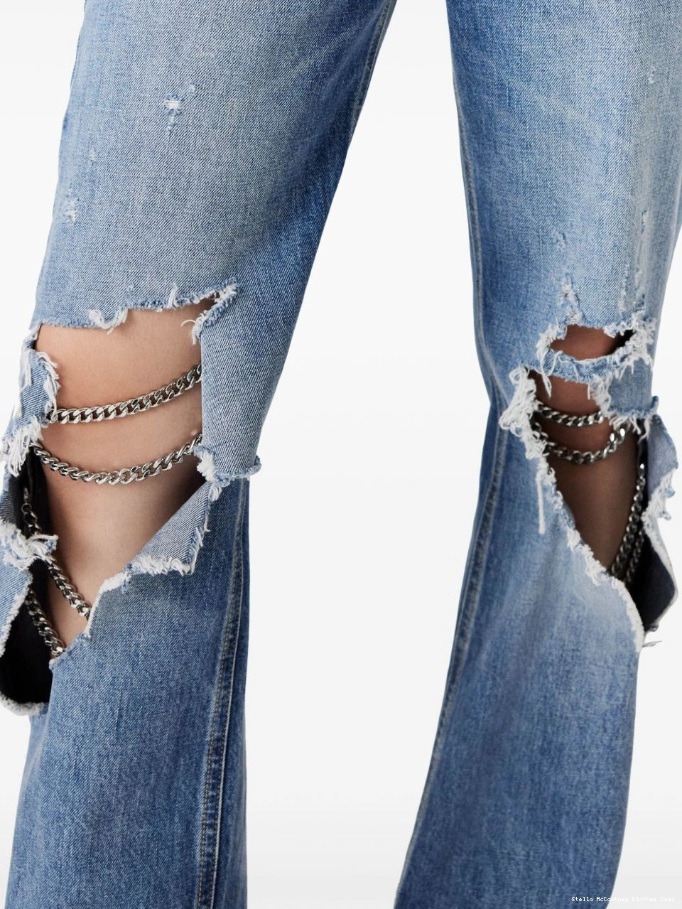 Cheap Women bootcut jeans chain-detailing Stella McCartney 0820